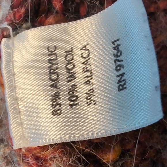 J.Jill Wool Alpaca Blend Earthtone Long Sleeve Sweater. Size Medium Petite - Picture 12 of 13